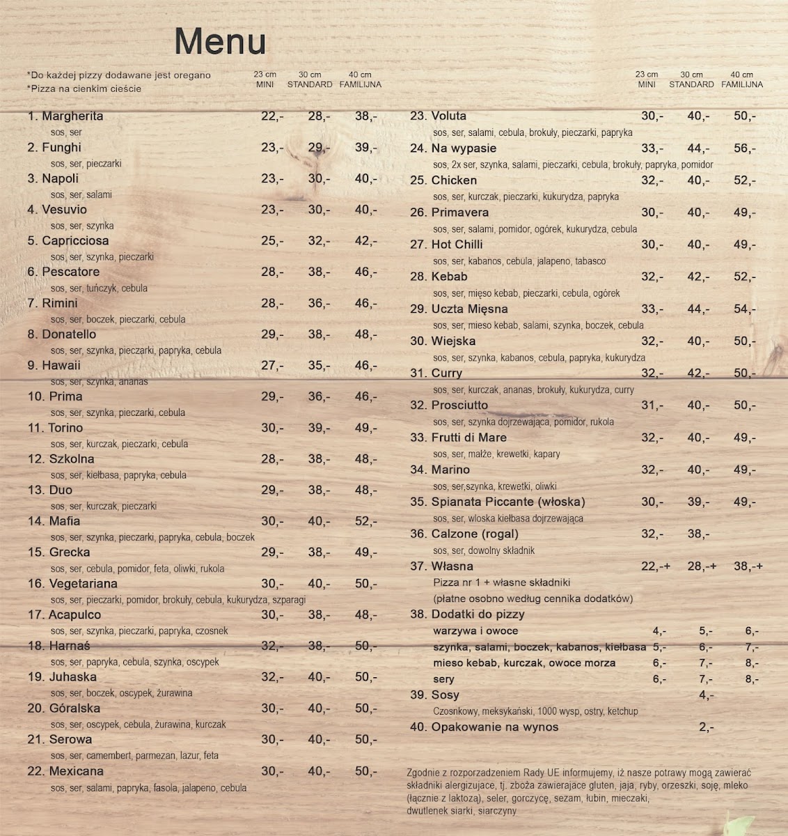 Menu Pizza 'u Borysa'-1